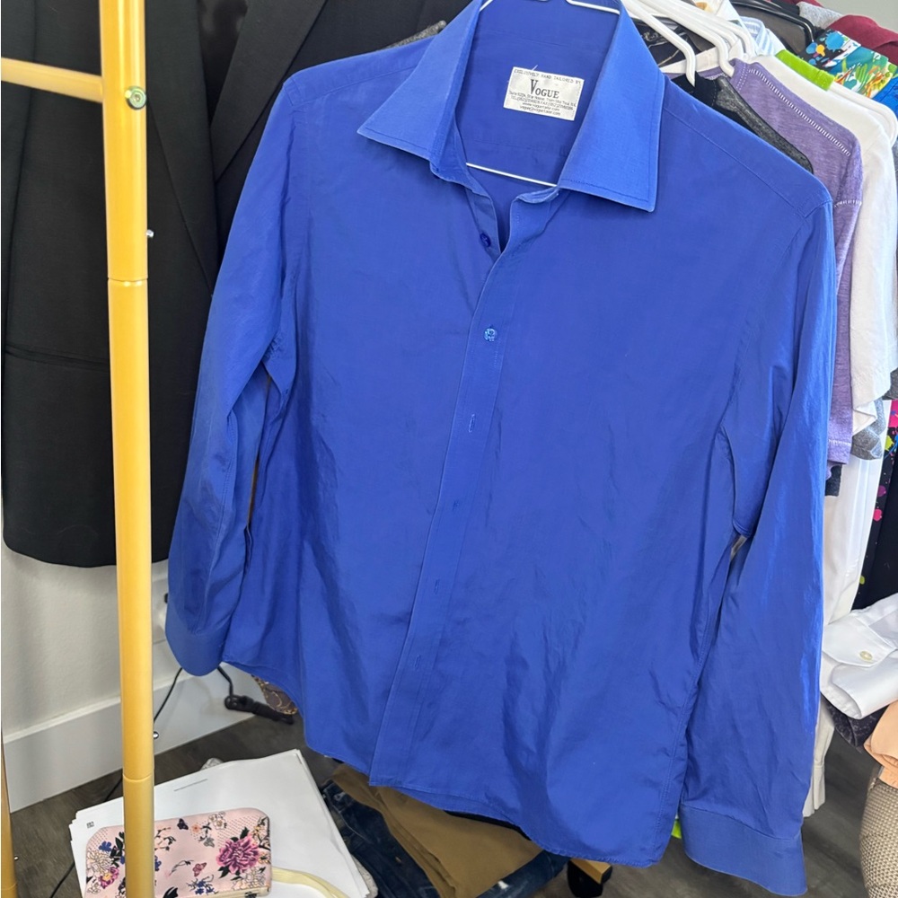 Vogue Men's Blue Shirt